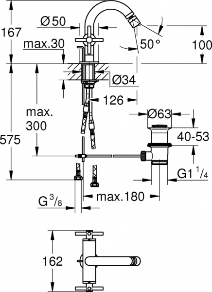 Смеситель Grohe Atrio New 24027DC3 для биде