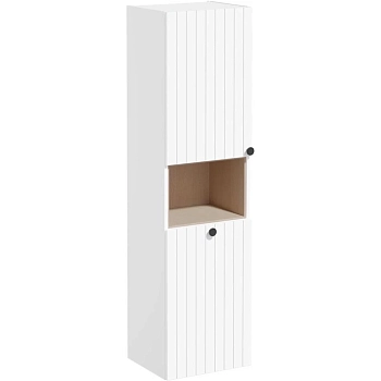 Шкаф-пенал VitrA Root Groove 40 69093 левосторонний, матовый белый