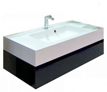 Тумба под раковину Акватон Ричмонд 100 (1A182501RD950) черная