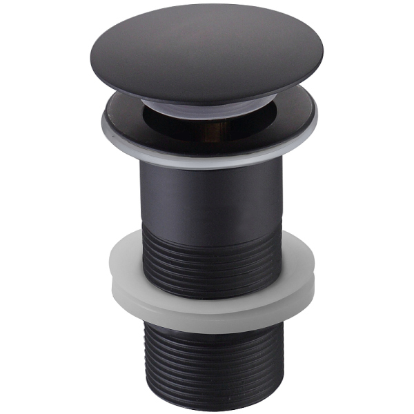 Донный клапан Aquatek AQ6000MB click-clack Черный матовый Донный клапан Aquatek AQ6000MB click-clack Черный матовый