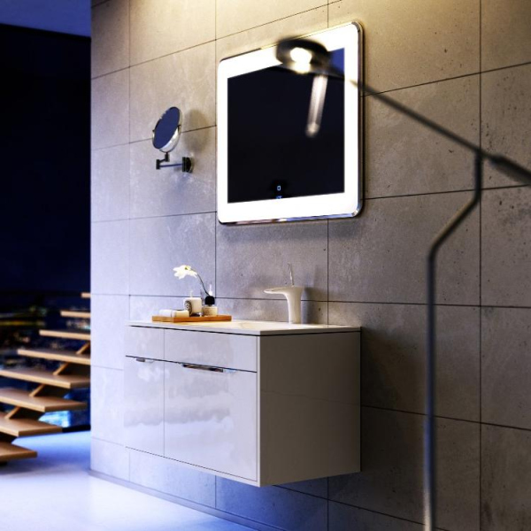 Подвесная тумба без раковины AQWELLA 90см. Правая., Mal.01.09/R