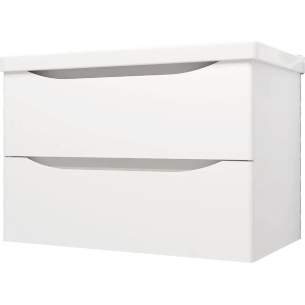 Тумба Элеганс 80, цвет белый матовый