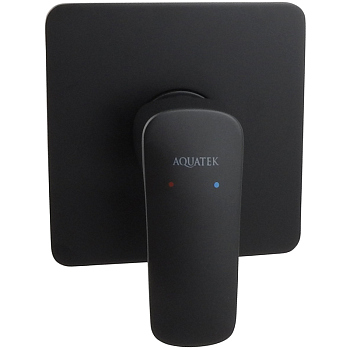 Смеситель для душа Aquatek Вега AQ1066MB Черный матовый