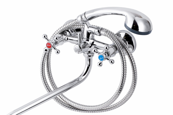 Смеситель для ванны с душем FAUZT FZs-471-06 тип См-ВУДРНШлА