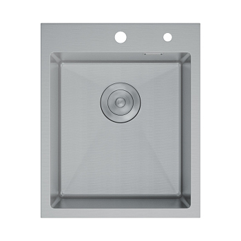 Кухонная мойка D&K нержавеющая сталь сатин (DKS415004) Кухонная мойка D&K нержавеющая сталь сатин (DKS415004)