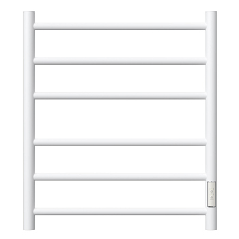 Полотенцесушитель электрический Point PN10856W П6 500x600 диммер справа, белый