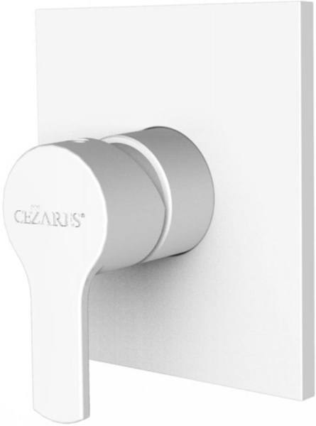 Смеситель Cezares Ovest DIM-BIO С ВНУТРЕННЕЙ ЧАСТЬЮ, для душа, белый
