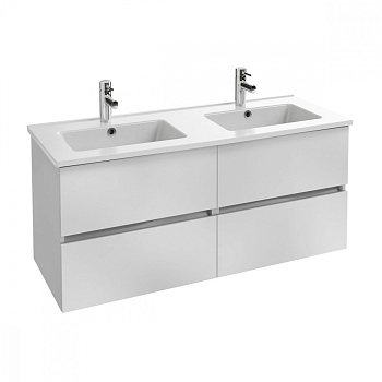 EB2384-J5 Tolbiac Тумба под раковину 120см, 2 ящика, цвет белый лак