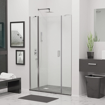 Душевая дверь RGW LE-10, 06120915-11, Хром, 150*195