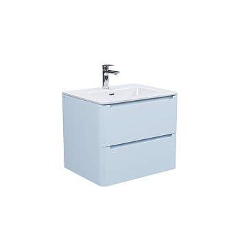 Тумба с раковиной, подвесная, 60 см, голубой, Edifice, IDDIS (EDI60B0i95K)