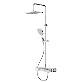 Душевая система с душевым смесителем-полкой и термостатом AM.PM Func, F078F200