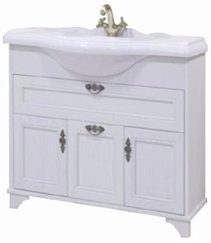 Тумба под раковину Акватон Идель 85 (1A195601IDM70) белый дуб