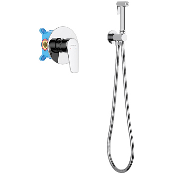 Гигиенический душ со смесителем Aquatek Бетта AQ1119CR Хром