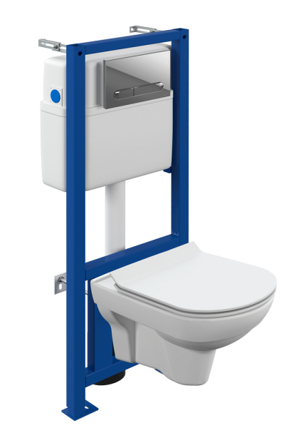 Комплект Cersanit инсталляция+унитаз+клавиша смыва, 64121 Комплект Cersanit инсталляция+унитаз+клавиша смыва, 64121