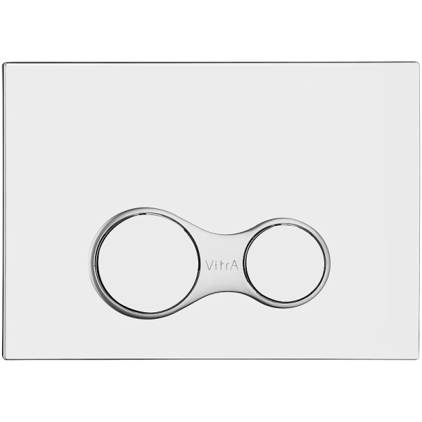 Кнопка смыва VitrA Sirius, цвет Глянцевый Хром, 740-0480