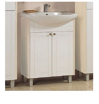 Тумба под раковину Акватон Альпина 65 цвет Дуб молочный 1A133401AL530