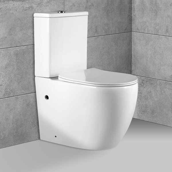 Унитаз-компакт Vincea Evo VT2-34 безободковый, белый, Geberit, ультратонкое сиденье soft-close