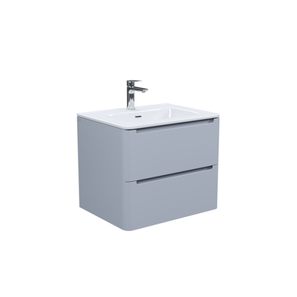 Тумба с раковиной, подвесная, 60 см, светло-серый, Edifice, IDDIS (EDI60L0i95K)