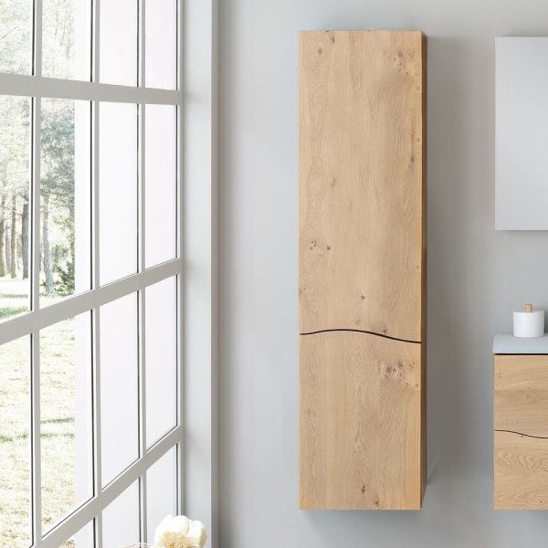 EB1836LRU-P6 Sherwood  Колонна, шарниры слева, без подсветки (40x34x147 см), натуральный дуб