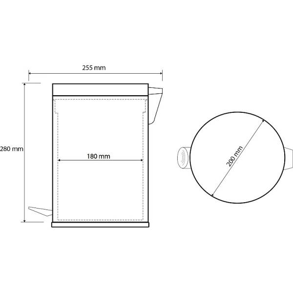 HOTEL Ведро  5L, мат