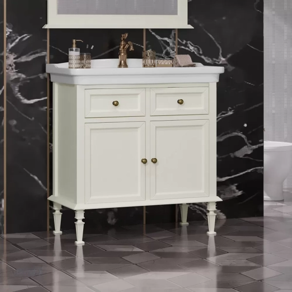 Тумба без раковины Opadiris Кантара 85, цвет 1013 (Раковина Opadiris Модерн 85), 00-00007479