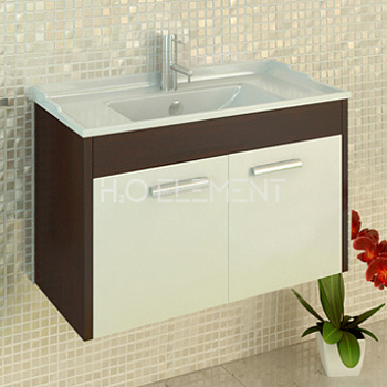 Тумба-умывальник Comforty "Барселона-70 П" венге с раковиной Comforty XD-F70