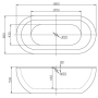 Акриловая ванна BelBagno BB13-1800