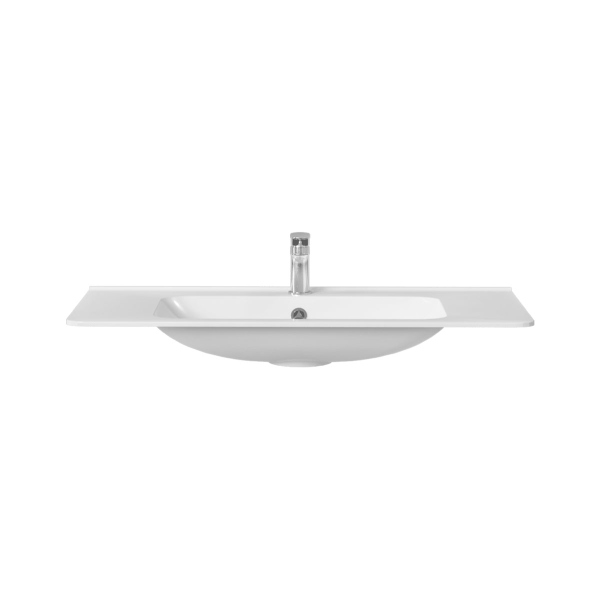 Раковина Vincea VCB-2VP1000W из искусственного камня, цвет белый