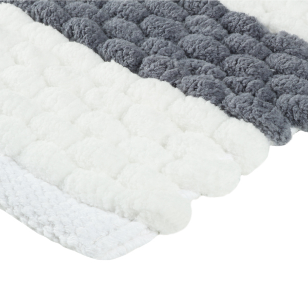 Коврик для ванной 1-ый Fixsen AMBER, mix (синий+красный+белый), 50х80см (FX-8040X)