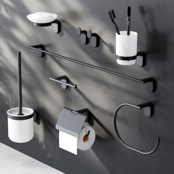 Держатель для туалетной бумаги с крышкой AM.PM X-Joy, A84341422 Держатель для туалетной бумаги с крышкой AM.PM X-Joy, A84341422