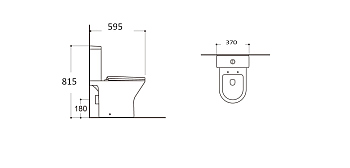 Напольный унитаз-компакт Aquatek Леон AQ2785-00 с бачком и сиденьем Soft Close