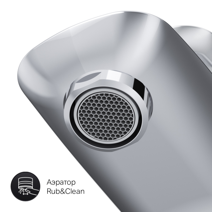 Смеситель AM.PM Spirit V2.1 F71A82100 для раковины, с донным клапаном