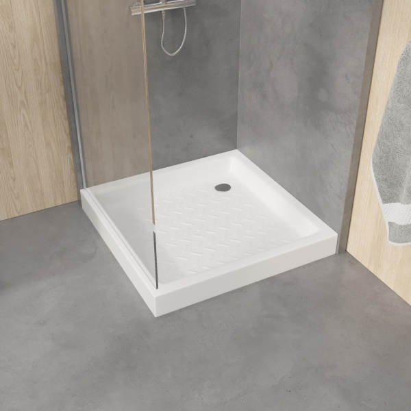 Душевой поддон квадратный керамический RGW CR, 19170199-01, 90*90*10 Душевой поддон квадратный керамический RGW CR, 19170199-01, 90*90*10