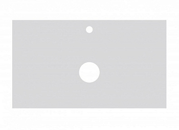 Belbagno Столешница из керамогранита под накладную раковину 616x468 , KEP-60-BO